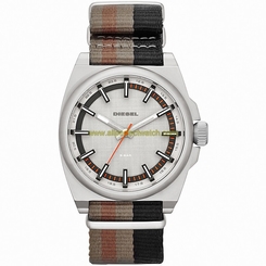 Diesel Watches : DZ1633 Quartz Analog Grey Dial Nylon Men Watch