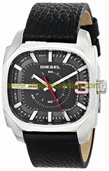 Diesel Watches : DZ1652 Quartz Analog Black Dial Leather Men Watch