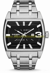Diesel Watches : DZ1672 Quartz Black Dial Date Stainless Steel Men Watch