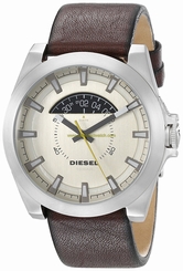 Diesel Watches : DZ1690 Quartz Analog Brown Leather Men Watch