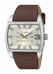 Diesel Watches : DZ1704 Quartz Analog Date Brown Leather Men Watch