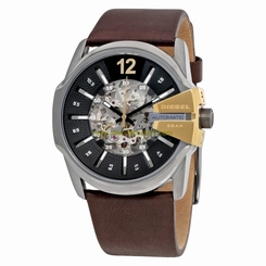 Diesel Watches : DZ1730 Gunmetal (skeleton Center) Automatic Men Watch
