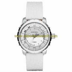 Diesel Watches : DZ1731 Quartz Analog White Leather Men Watch