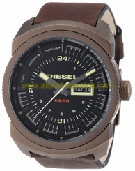 Diesel Watches : DZ4239 Quartz Stainless Steel Case With Brown Leather Strap Men Watch