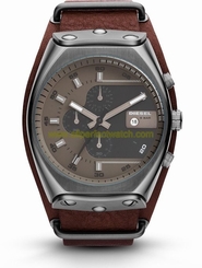 Diesel Watches : DZ4293 Quartz Chronograph Date Brown Leather Men Watch