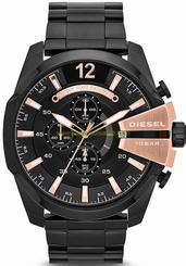 Diesel Watches : DZ4309 Quartz Chronograph Date Black Stainless Steel Men Watch