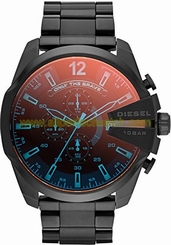 Diesel Watches : DZ4318 Quartz Chronograph Date Black Stainless Steel Men Watch