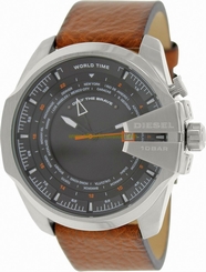 Diesel Watches : DZ4321 Quartz Black Dial Date Brown Leather Men Watch