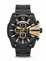 Diesel Watches : DZ4338 Quartz Chronograph Date Black Stainless Steel Men Watch