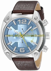 Diesel Watches : DZ4340 Quartz Chronograph Date Brown Leather Men Watch