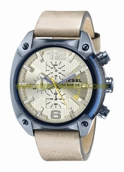 Diesel Watches : DZ4356 Quartz Chronograph Date Leather Men Watch
