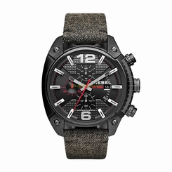 Diesel Watches : DZ4373 Black Dial Stop Watch Men Watch