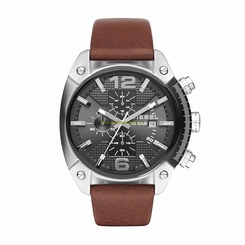 Diesel Watches : DZ4381 Grey Dial Stop Watch Men Watch