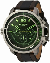Diesel Watches : DZ4407 Quartz Chronograph Date Leather Men Watch