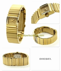 Diesel Watches : DZ5270 Quartz Analog Gold Dial Stainless Steel Women Watch