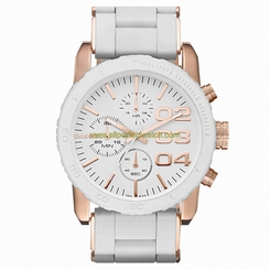 Diesel Watches : DZ5323 Quartz Stainless Steel Case With Stainless Steel And Rubber Bracelet Women Watch