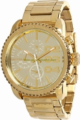 Diesel Watches : DZ5338 Quartz Chronograph Gold Tone Stainless Steel Women Watch