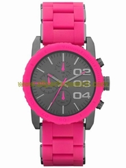 Diesel Watches : DZ5362 Quartz Chronograph Pink Silicone Women Watch