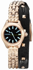 Diesel Watches : DZ5448 Black Dial Stainless Steel Band Women Watch