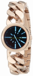 Diesel Watches : DZ5453 Black Dial Stainless Steel Band Women Watch