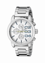 Diesel Watches : DZ5463 White Dial Stainless Steel Band Women Watch