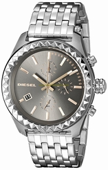 Diesel Watches : DZ5487 Grey Dial Stainless Steel Band Women Watch