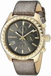 Diesel Watches : DZ5489 Quartz Chronograph Date Leather Women Watch