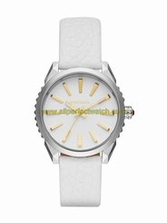 Diesel Watches : DZ5501 Quartz Analog White Leather Women Watch