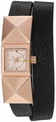 Diesel Watches : DZ5519 Quartz Analog Black Leather Women Watch