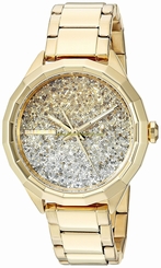 Diesel Watches : DZ5540 Gold Dial Stainless Steel Band Women Watch