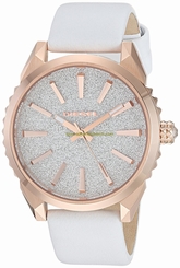 Diesel Watches : DZ5541 Quartz Analog White Leather Women Watch