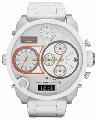 Diesel Watches : DZ7277 Quartz Analog Digital Date White Silicone Strap Men Watch