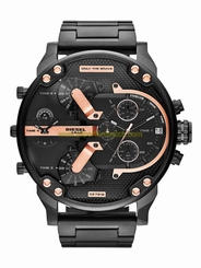 Diesel Watches : DZ7312 Quartz Mr.Daddy 2.0 Black Ion Plated Stainless Steel Men Watch