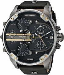 Diesel Watches : DZ7348 Black Dial Stainless steel Band Men Watch