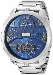 Diesel Watches : DZ7361 Blue Dial Stainless Steel Band Women Watch