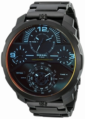 Diesel Watches : DZ7362 Black Dial Stainless Steel Band Men Watch