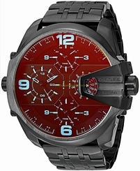 Diesel Watches : DZ7373 Black Dial Stainless Steel Band Men Watch