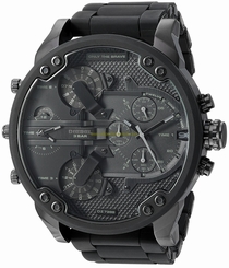 Diesel Watches : DZ7396 Black Dial Stainless Steel Band Men Watch