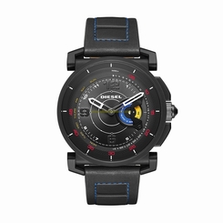 Diesel Watches : DZT1001 Black Dial Leather Men Watch
