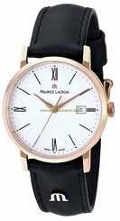 Maurice Lacroix Watches : EL1084-PVP01-110 White Dial Gold Tone Band Women Watch