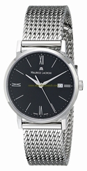 Maurice Lacroix Watches : EL1084-SS002-310 Black Dial Stainless Steel Band Women Watch