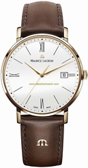 Maurice Lacroix Watches : EL1087-PVP01-111-2 Men's Dial Display Type : Analogue Water-restistant (bar) : 5 Diameter (without crown) in mm/inches : 38 / 15 Weight in g/ounces : 46 / 162 Men Watch