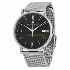 Maurice Lacroix Watches : EL1087-SS002-310 Black Quartz Men Watch