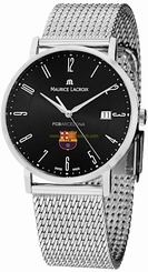 Maurice Lacroix Watches : EL1087-SS002-320 Black Dial Stainless Steel Band Men Watch