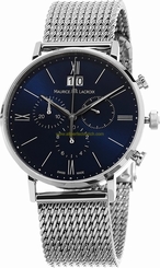 Maurice Lacroix Watches : EL1088-SS002-410-1 Blue Dial Stainless Steel Band Men Watch
