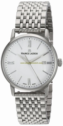Maurice Lacroix Watches : EL1094-SS002-110-1 White Dial Stainless Steel Women Watch