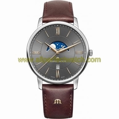 Maurice Lacroix Watches : EL1108-SS001-311-1 black Dial Stainless Steel Men Watch