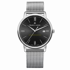 Maurice Lacroix Watches : EL1118-SS002-310-1 Black Dial Stainless Steel Men Watch