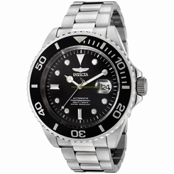 Invicta Watches : F0066 Black Dial Stainless Steel Men Watch