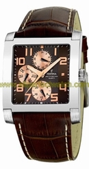Festina Watches : F16235/C Quartz Multifunction Day Date Brown Leather Men Watch